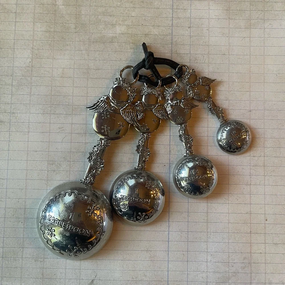 Ganz Silver Snowman Measuring Spoons
